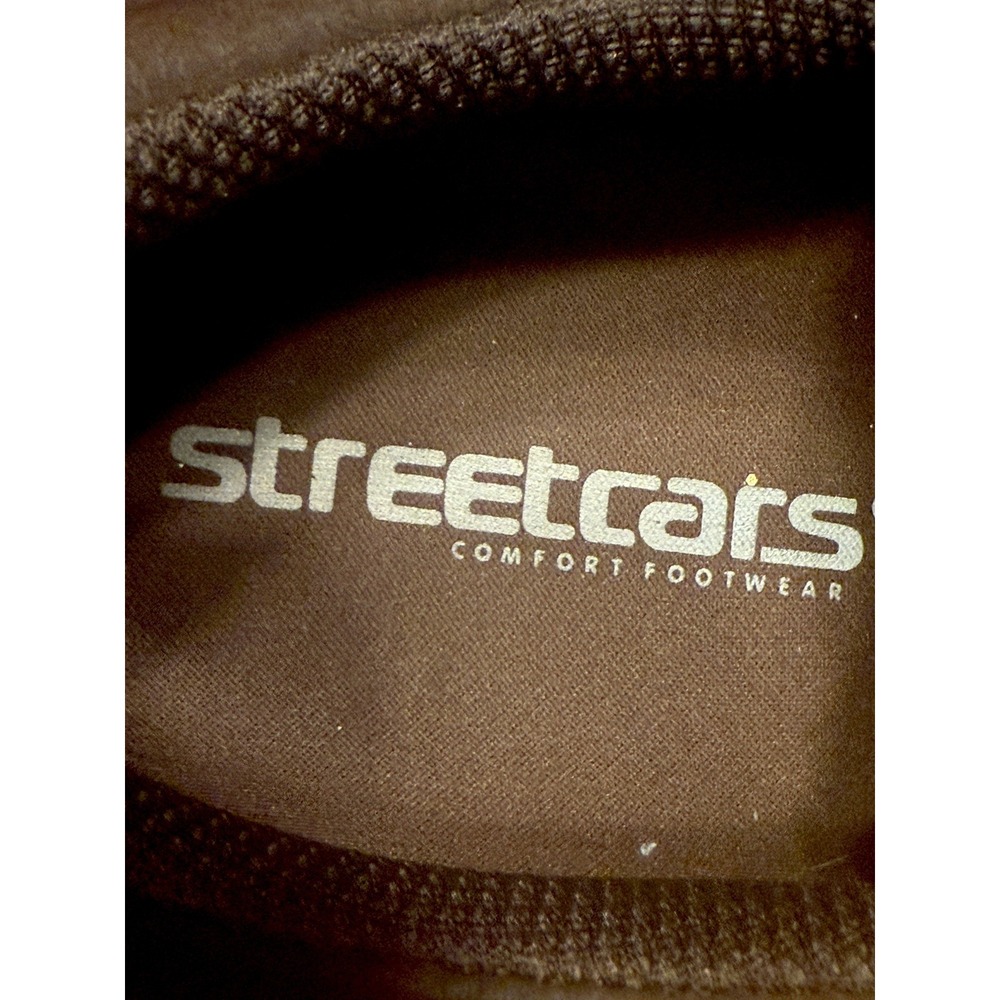 Streetcars Mens Shoes Sz 12 Brown Leather Lace Up Sneakers Work Oxfords - Picture 9 of 10